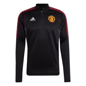 adidas Manchester United Condivo 22 Training Top Mens - Black