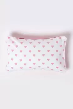 Cotton Hearts Cushion Cover