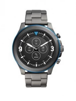 Fossil Fossil Latitude Hybrid Grey Stainless Steel Watch