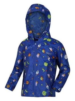 Regatta Kids Peppa Pig Pack-it III Waterproof Jacket - Blue Size 3-4 Years, Women