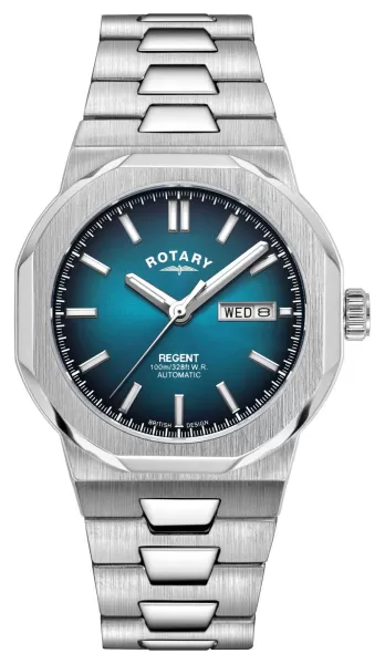 Rotary GB05490/73 Regent Blue Dial Stainless Steel Watch