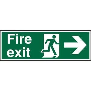 Fire Exit Right Sign