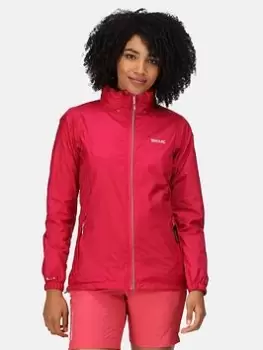 Regatta Corinne Iv Waterproof Packable Jacket - Berry Size 12, Women