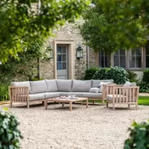 Garden Trading Porthallow Corner Sofa Set & Coffee Table Wooden Acacia Outdoor