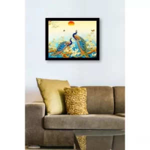 SC0883 Multicolor Decorative Framed MDF Painting