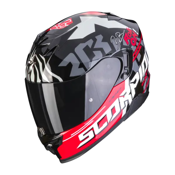 Scorpion Exo-520 Evo Air Rok Bagoros Black-Red Full Face Helmet S