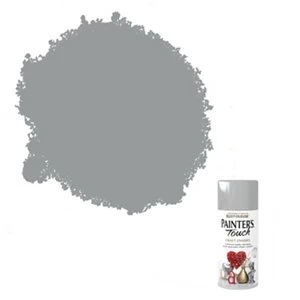 Rust-Oleum Painter's touch Silver effect Multi-surface Decorative spray Paint 150ml