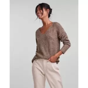 V-Neck Jumper in Fine Knit