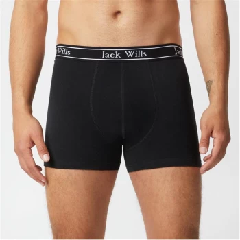 Jack Wills Multipack Stripe Boxers 2 Pack - Black