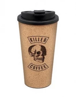 Iron & Glory Killer Coffeee 15Oz Reusable Cork Coffee Cup