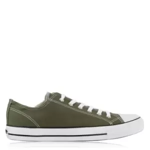 SoulCal Canvas Low Mens Trainers - Green