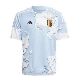 adidas Belgium Away Shirt 2023 2024 Juniors - Blue