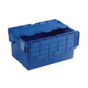 Slingsby Attached Lid Container 54L Blue 375815