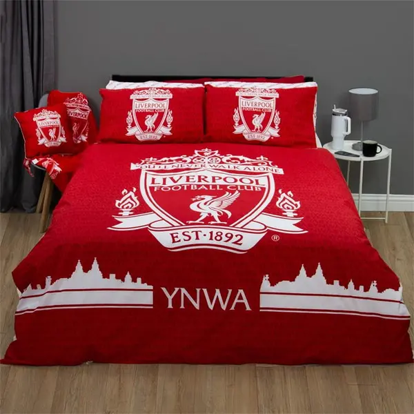 Liverpool FC LIVERPOOL TONE DOUBLE DUVET COVER Duvets double Multi 39975999030