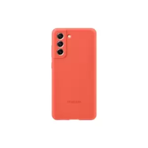 Samsung S21 FE Silicone Cover in Coral