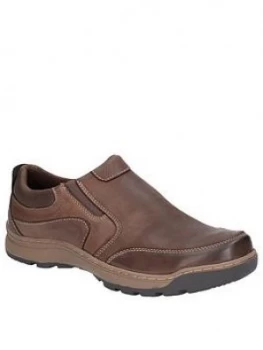 Hush Puppies Jasper Slip On Shoes - Brown