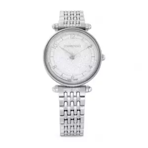 Crystalline Wonder Swiss Made Metal bracelet Silver tone Stainless Steel Watch 5656929