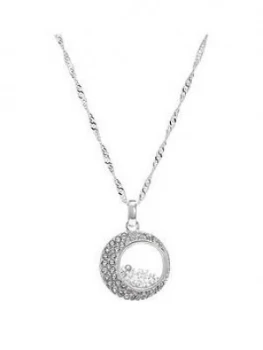 Jon Richard Jon Richard Swarovski Moon Shaker Necklace