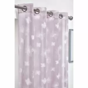 Emma Barclay Whisper Eyelet Voile Curtain 57X54" Blush (pair)