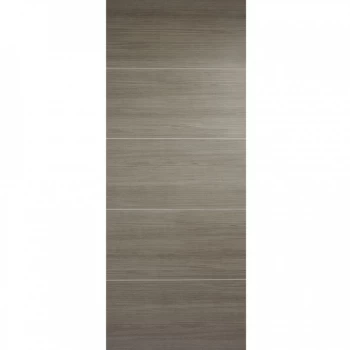 LPD Santandor 5 Panel Fully Finished Light Grey Internal Door - 1981mm x 838mm (78 inch x 33 inch)