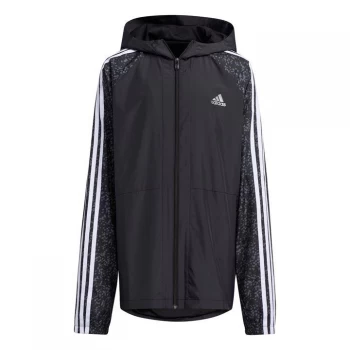 adidas Track Suit Woven Track Top male - Black / Reflective Silver