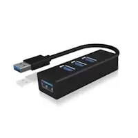 IcyBox 4 Port Hub with USB 3.0 Type-A interface