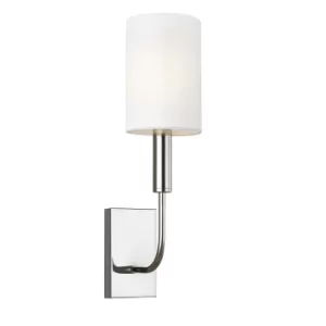 Brianna 1 Light Wall Light, Polished Nickel, E14