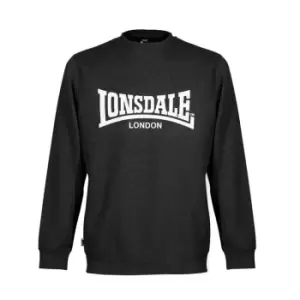 Lonsdale Essential Crew Sweater Mens - Black