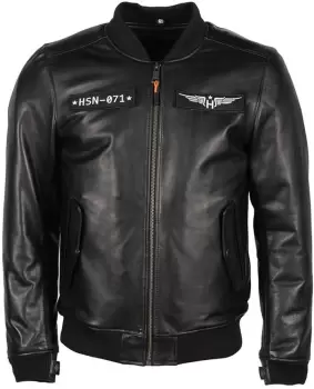 Helstons Helico Motorcycle Leather Jacket, black, Size S, black, Size S