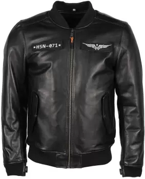 Helstons Helico Motorcycle Leather Jacket, black, Size 2XL, black, Size 2XL