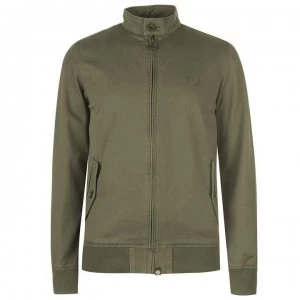 Pretty Green Newton Harrington Jacket - Khaki Green