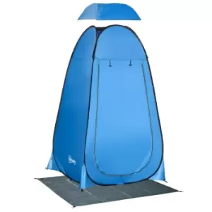 Outsunny Pop Up Shower/Toilet Privacy Tent - Blue