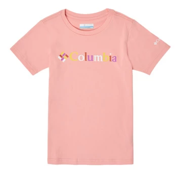 Columbia SWEET PINES GRAPHIC Girls Childrens T shirt in Pink - Sizes 8 years,10 years,12 years,14 years,6 years,4 years