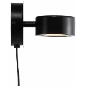 Nordlux Clyde LED Dimmable Wall Lamp Black, 2700K