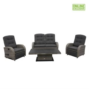 Robert Dyas Rochelle 4-Seater Lounge Dining Set