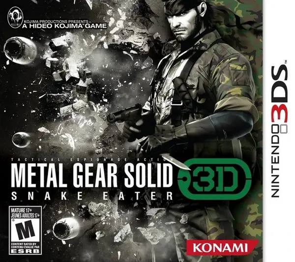 Metal Gear Solid 3 Snake Eater 3D Nintendo 3DS Game