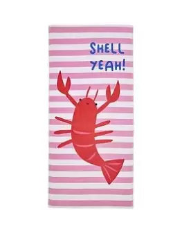 Catherine Lansfield Shell Yeah Beach Towel