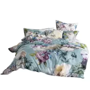 Linen House Lena Duvet Cover Set (Single) (Multicoloured) - Multicoloured