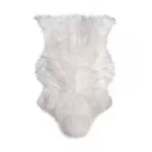 Faux White Sheepskin Rug M&amp;W