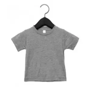 Bella + Canvas Baby Tri-Blend T-Shirt (3-6 Months) (Grey Triblend)