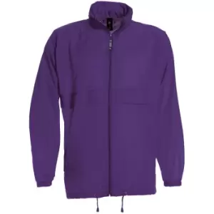 B&C Sirocco Mens Lightweight Jacket / Mens Outer Jackets (M) (Purple)