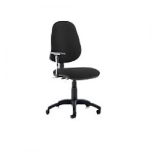 Task Office Chair Eclipse II Lever Black Fabric With Height Adjustable Arms