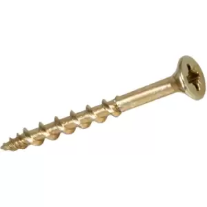 MDF-Tite Tri-Lock Pozi Screw 3.9 x 45mm (200 Pack) in Gold