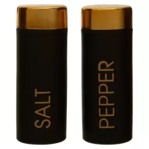 Salt & Pepper Set in Black/Gold