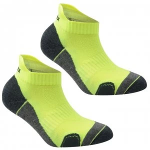 Karrimor 2 Pack Running Socks Junior - Fluo Yellow