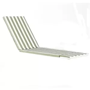 Harbour Housewares Sussex Sun Lounger Cushion - Sand Stripe