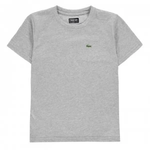 Lacoste Junior Boys Basic Logo T Shirt - Silv Chine CCA