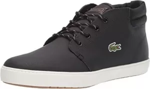 Lacoste Boys Ampthill 0120 Chukka Boot - Black, Size 4 Older