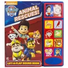 Nickelodeon PAW Patrol: Animal Rescues! Lift-a-Flap Sound Book