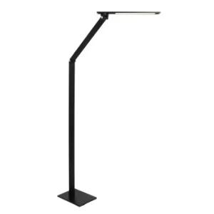 Serenade Task Floor Lamp Black Matt Brushed, Plastic Matt